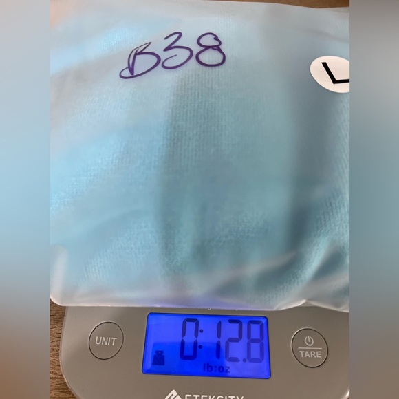 QUACKER FACTORY Blue Beaded Sequins Christmas Holiday Pullover Sweater Size L - Picture 11 of 11